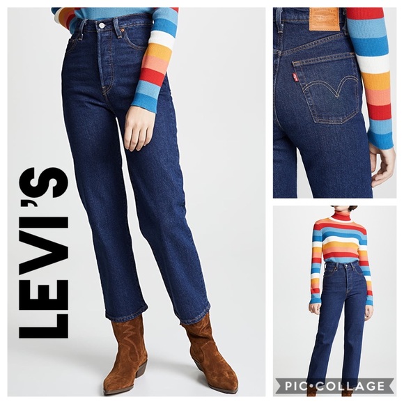 Levi's Denim - Levi's Ribcage Straight High Waisted Mom Jeans 29